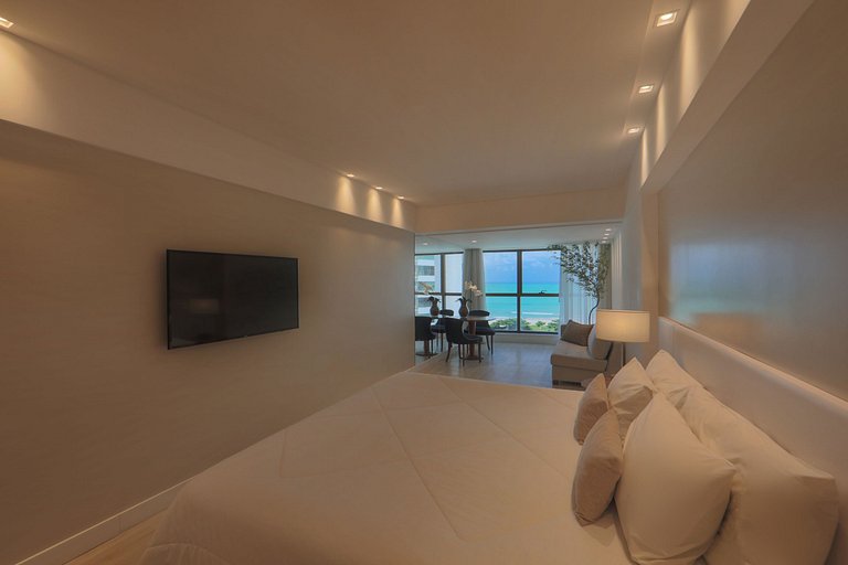Lindo Apartamento Decorado Alto Luxo Beira Mar