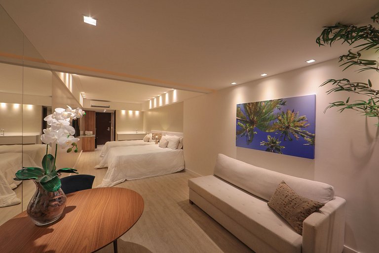 LINDO APARTAMENTO DECORADO ALTO LUXO BEIRA MAR