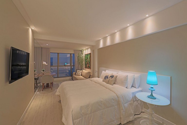 Lindo Apartamento Decorado Alto Luxo Beira Mar