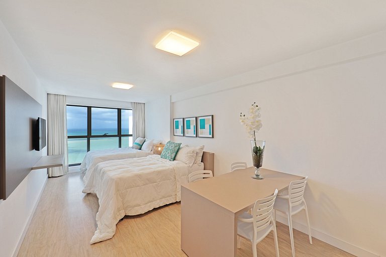 APARTAMENTO DUAS CAMAS DE CASAL ANDAR ALTO