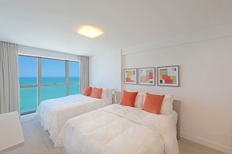 APARTAMENTO DUAS CAMAS DE CASAL ANDAR ALTO
