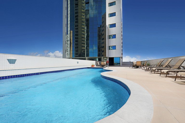 APARTAMENTO DUAS CAMAS DE CASAL ANDAR ALTO