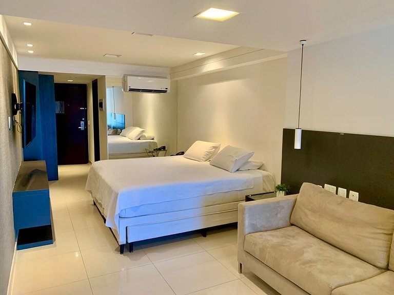 Apartamento Decorado na Beira Mar