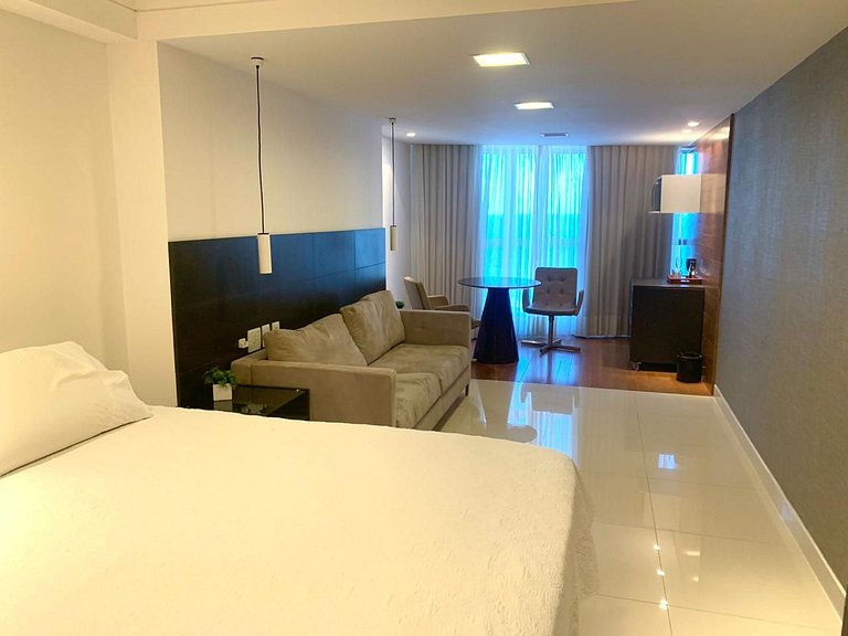 Apartamento Decorado na Beira Mar