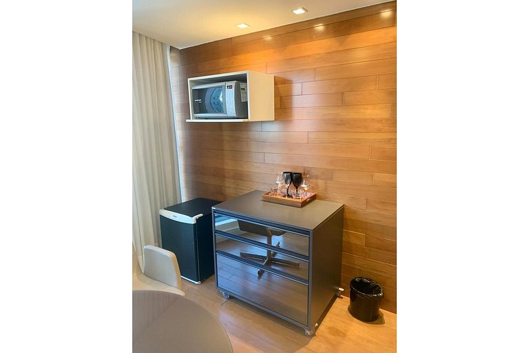 Apartamento Decorado na Beira Mar