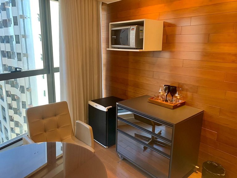 Apartamento Decorado na Beira Mar