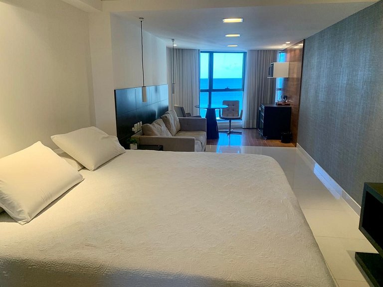 Apartamento Decorado na Beira Mar