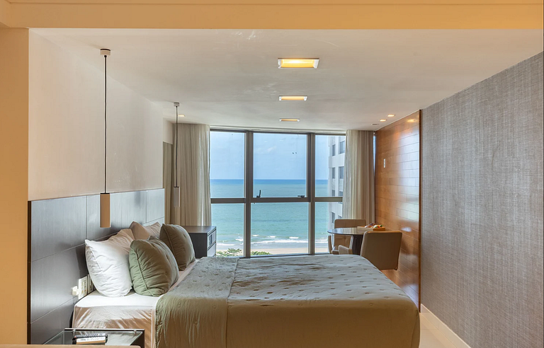 Apartamento Decorado na Beira Mar
