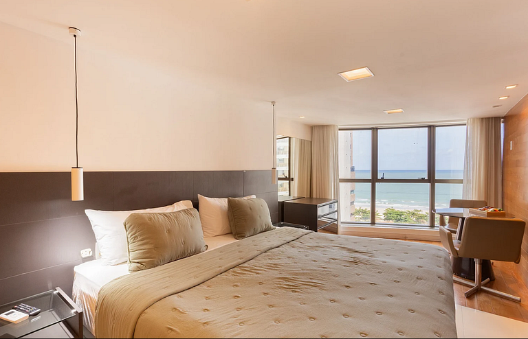 Apartamento Decorado na Beira Mar