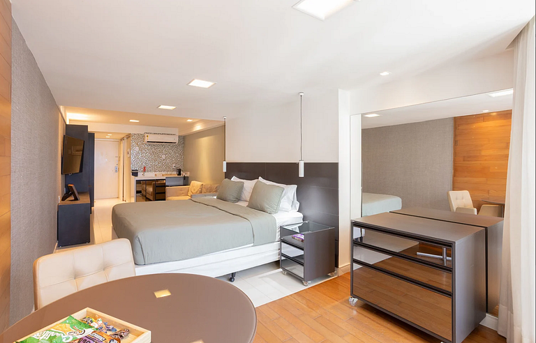Apartamento Decorado na Beira Mar