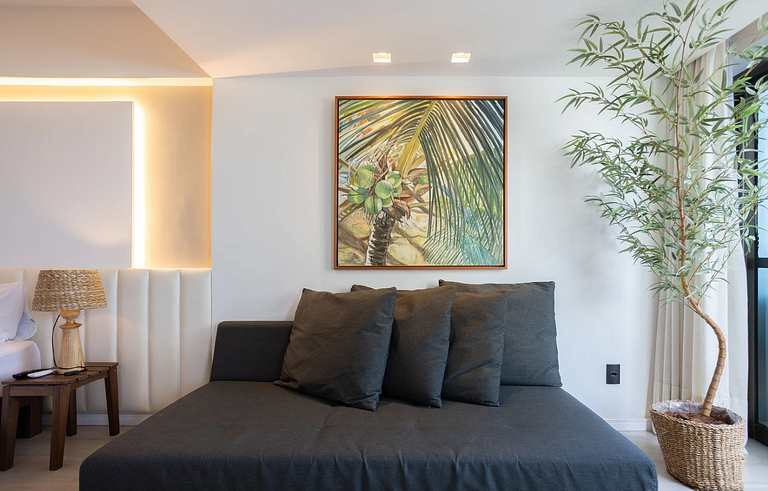 Suite Com Varanda em Andar Alto
